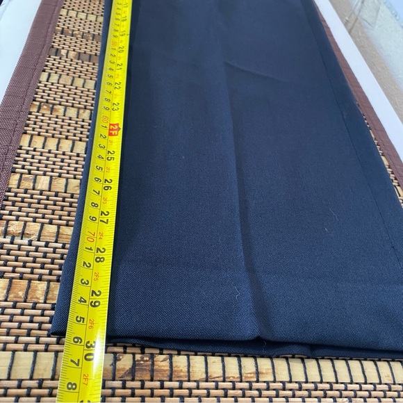 Brooks Brothers 346 Dress Pants Men's 35 Regular Black Wool Pleated Office Work - Picture 9 of 11